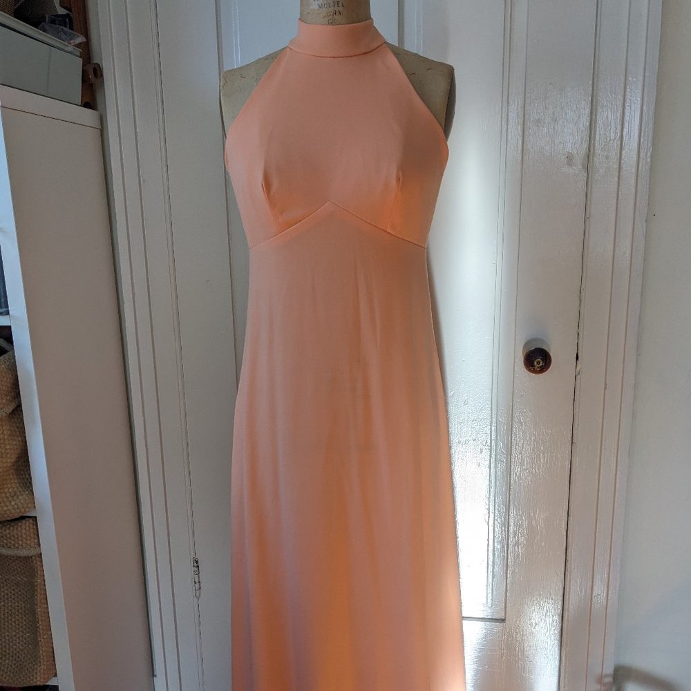 Fabulous 70's Disco Halter Dress Size XS